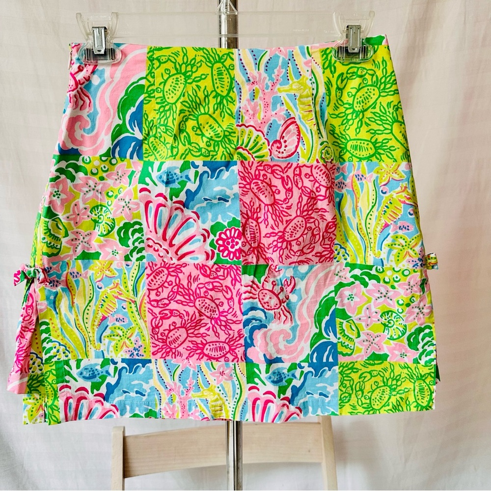 Cotton Connection Preppy Patchwork Skort Size 4 Z… - image 6